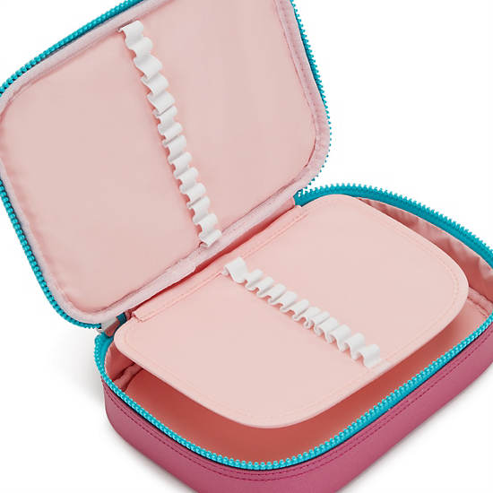 Kipling 100 Pens Metallic Case Tassen Roze | België 1182SG